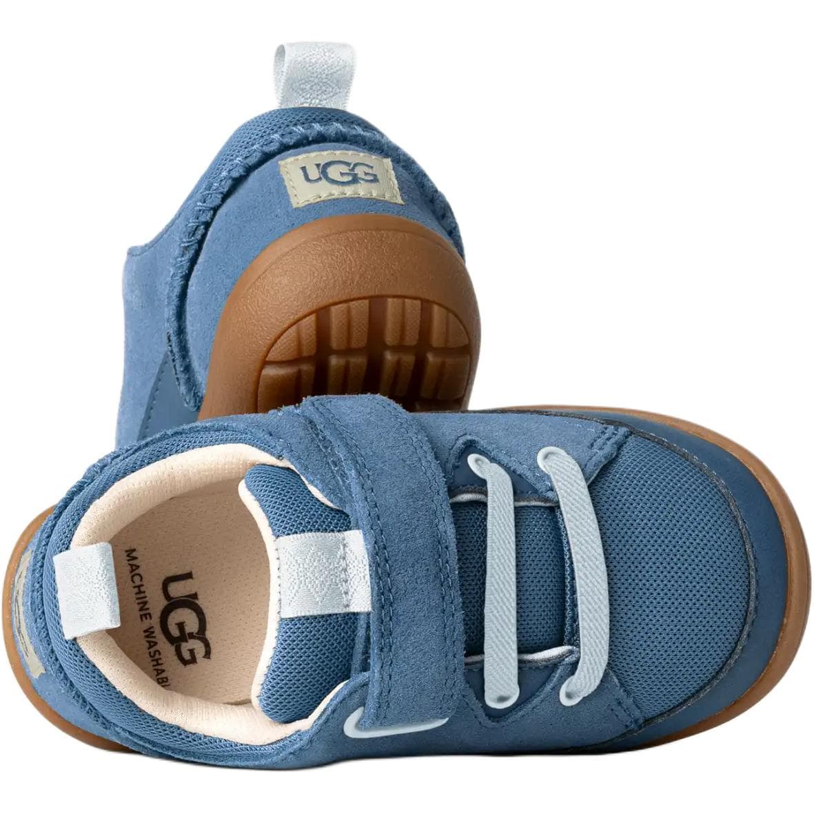 Кроссовки UGG Adventurer противоскользящие устойчивые к истиранию низкий верх детские повседневные обувь синий - изображение 4