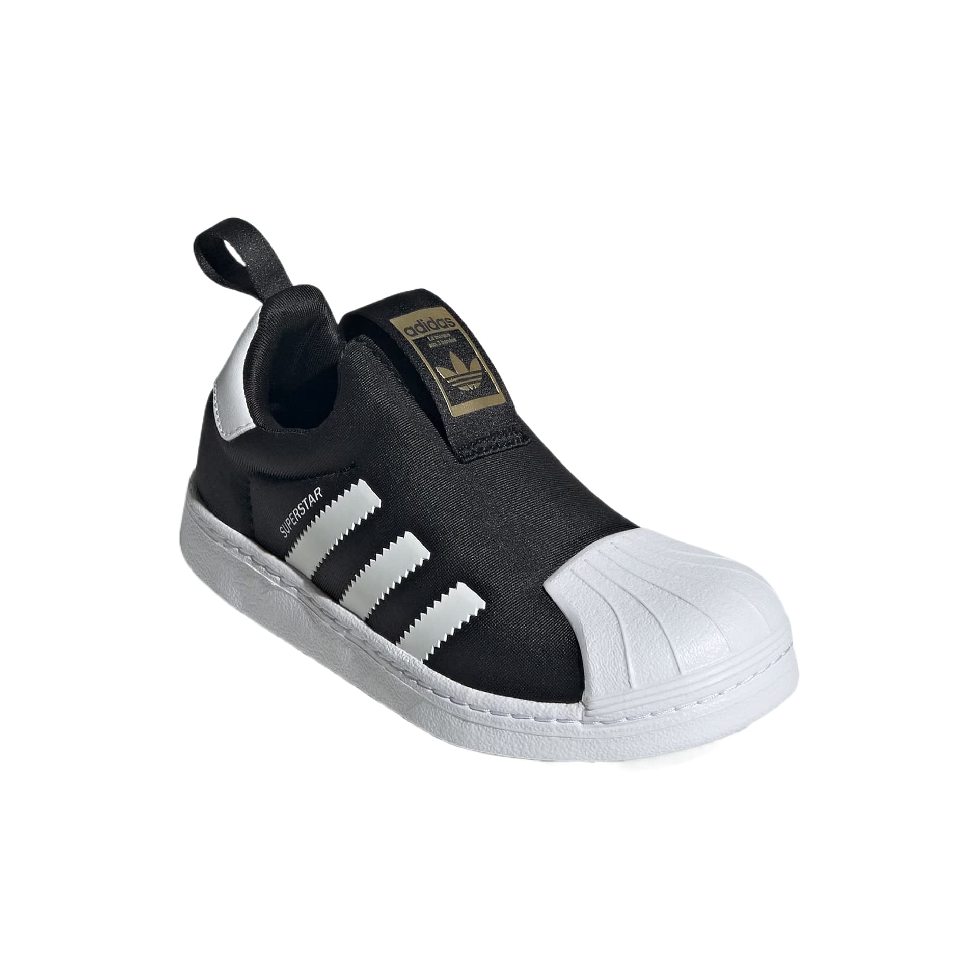 Adidas Originals SUPERSTAR 360 Ткань Низкие Кроссовки для Тренировок Детские Черные Малыш - изображение 4