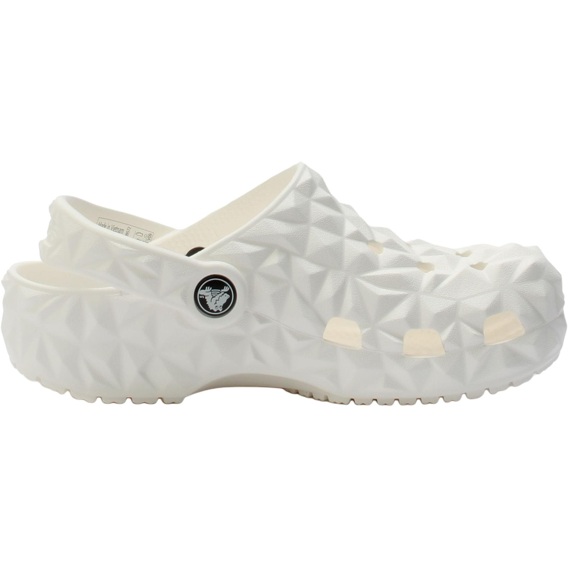 Crocs Classic clog ЭВА Устойчивый к истиранию Детские Сабо из резины Детский Белый - изображение 2