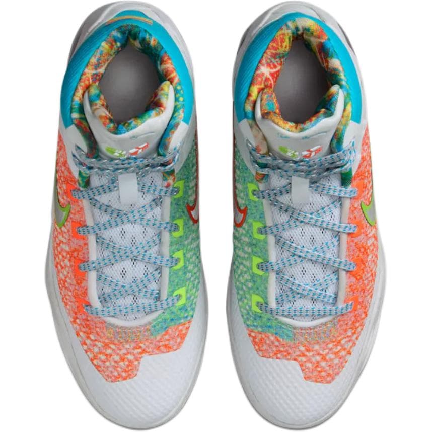 Кроссовки для баскетбола Nike Kobe 9 High Баскетбольные кроссовки Белый Серебряный Синий Черный Детские - изображение 4