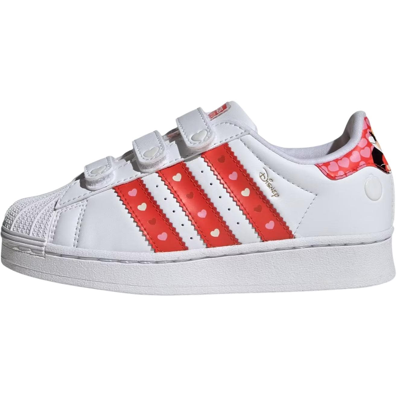 Кроссовки Disney x Adidas Originals Superstar Low Топ Детские Скейтбординги Облачный Белый Детский - изображение 1