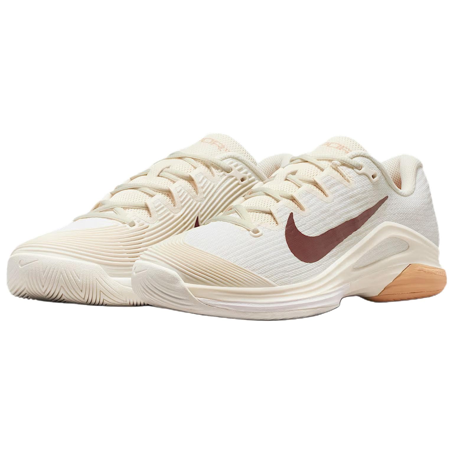 Кроссовки для тенниса Nike Vapor 12 Low Топ Теннисные Кроссовки Женские Экрю - изображение 3