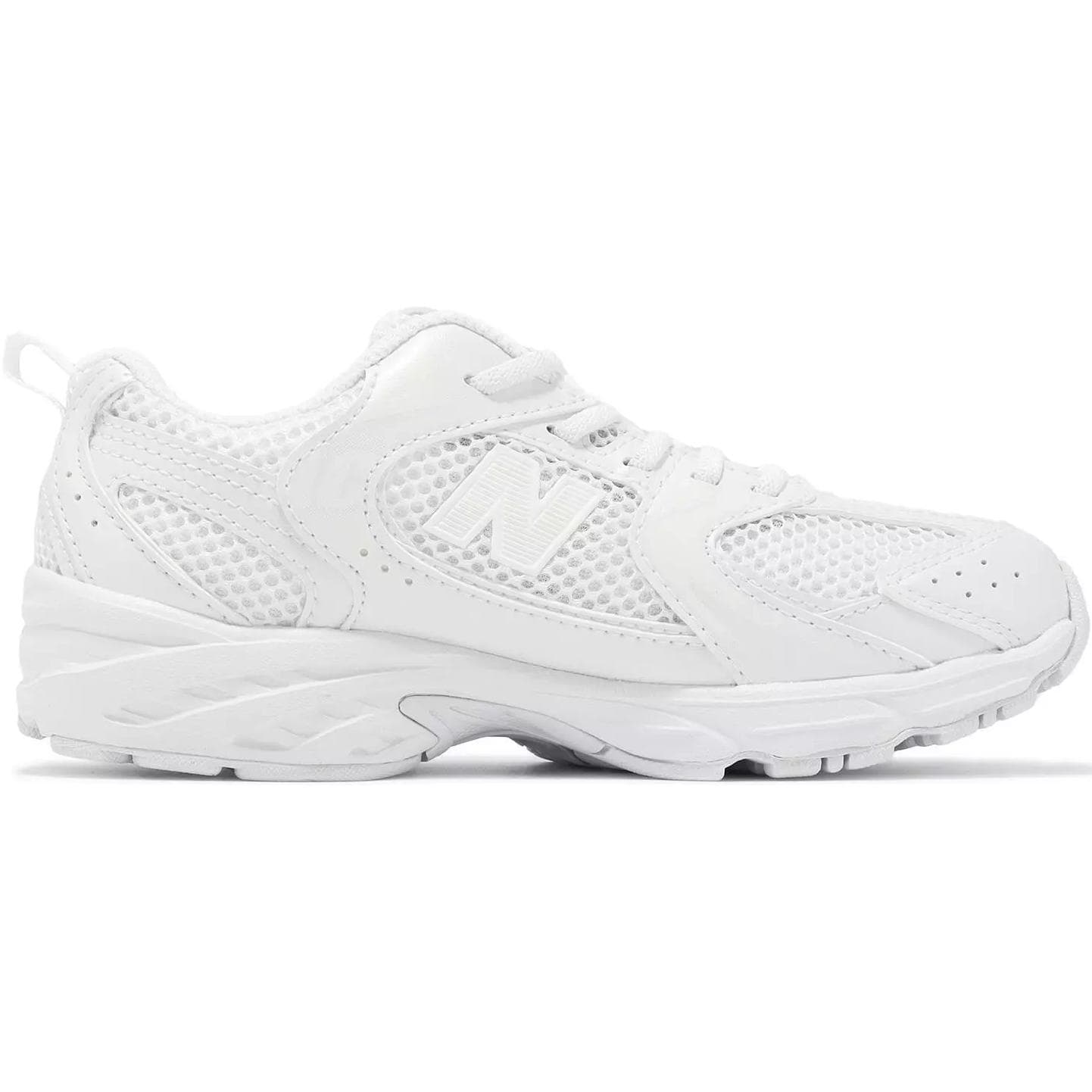 Кроссовки New Balance NB 530 Устойчивый к истиранию Дышащий MID Топ Детские повседневные кроссовки Белый Детский - изображение 2