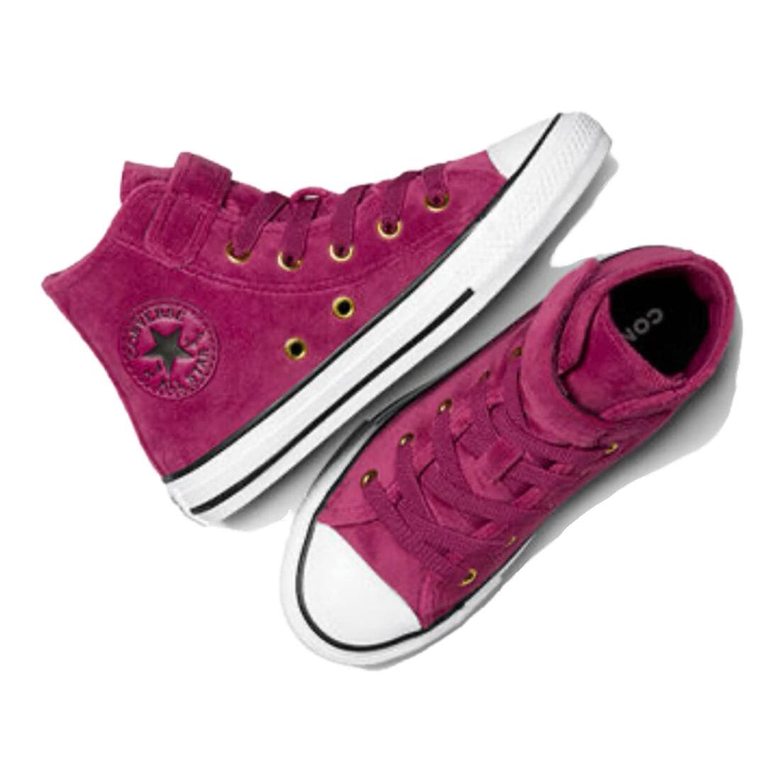 Кроссовки Converse Chuck TAYLOR All Star High Top Детские Скейтбординги Фиолетовый Детский - изображение 4