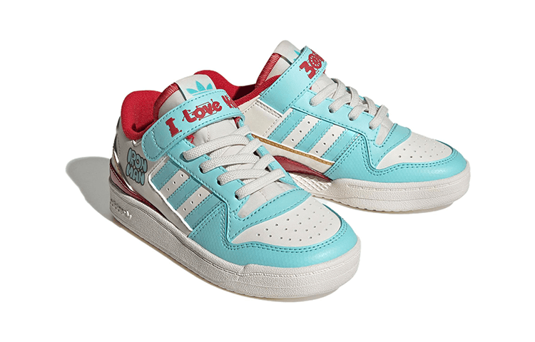 Кроссовки Disney x Adidas Originals FORUM Детская обувь для скейтбординга с низким верхом кожа устойчивая к абразиву - изображение 3