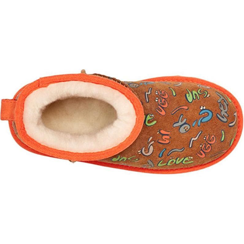 UGG CLASSIC MINI Мягкий и Комфортный Противоскользящий Устойчивый к Износу Детские Ботинки - изображение 3