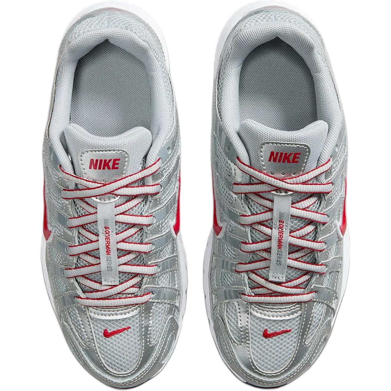 Кроссовки NIKE P 6000 Low Топ Детская Беговая Обувь Серебристо-Серый Малыш - изображение 4