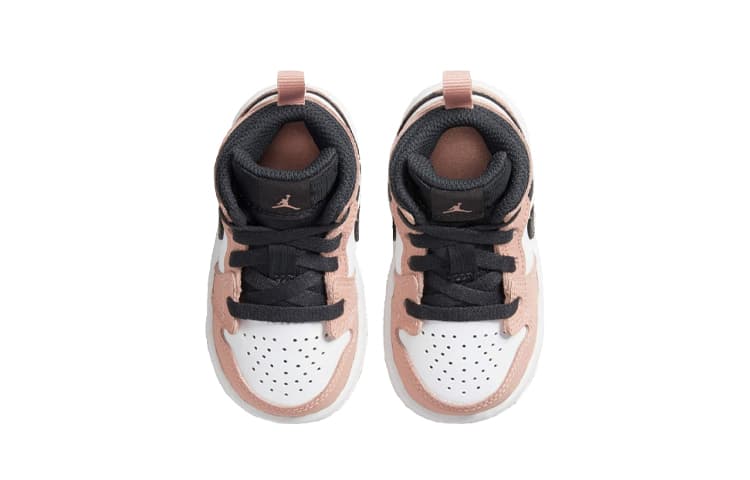 Кроссовки TD Air Jordan 1 Mid Pink Quartz - изображение 3