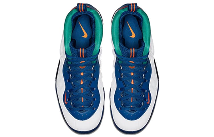 Кроссовки для баскетбола Nike Foamposite Pro Gym "Blue" GS - изображение 4