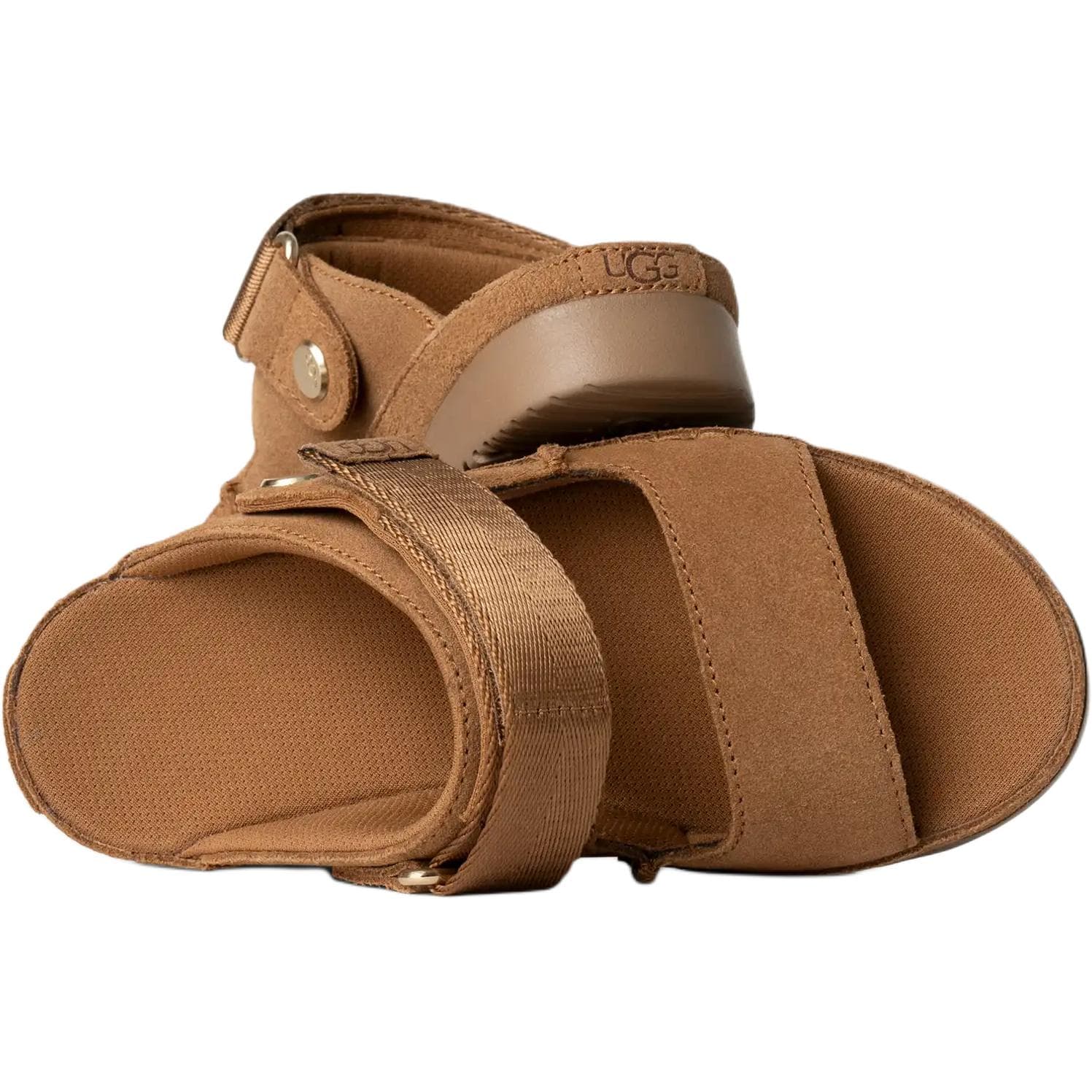 Сандалии UGG Goldenstar Glide Устойчивые к истиранию Низкие детские сандалии Коричневый для малышей - изображение 3
