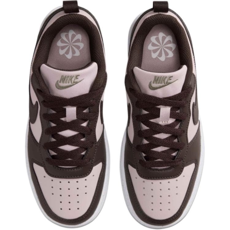 Кроссовки Nike Court Borough Low Детская Скейтбординг Обувь Черная Розовая Малыш - изображение 4