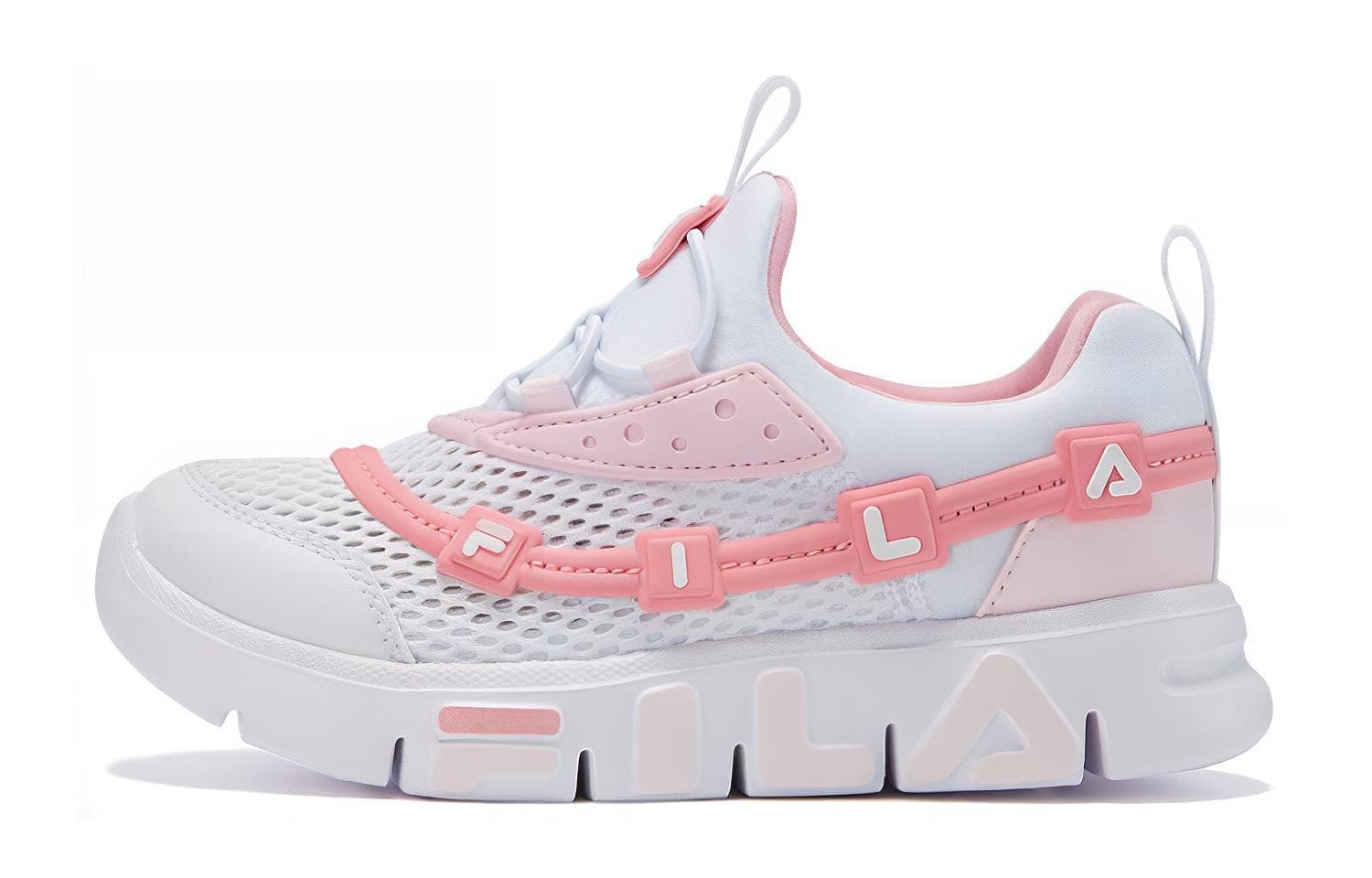 FILA KIDS Удобные Anti KICK Детские Кроссовки для Тренировок Розовые Белые Детские Возраст 3-7 Лет - изображение 1