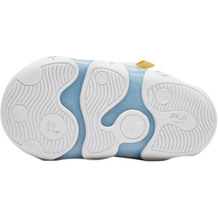 Кроссовки FILA KIDS Amore Hugging Shoes Амортизация и Легкость Низкие Кроссовки для Малышей FILA Белый Иллюзия Синий - изображение 5