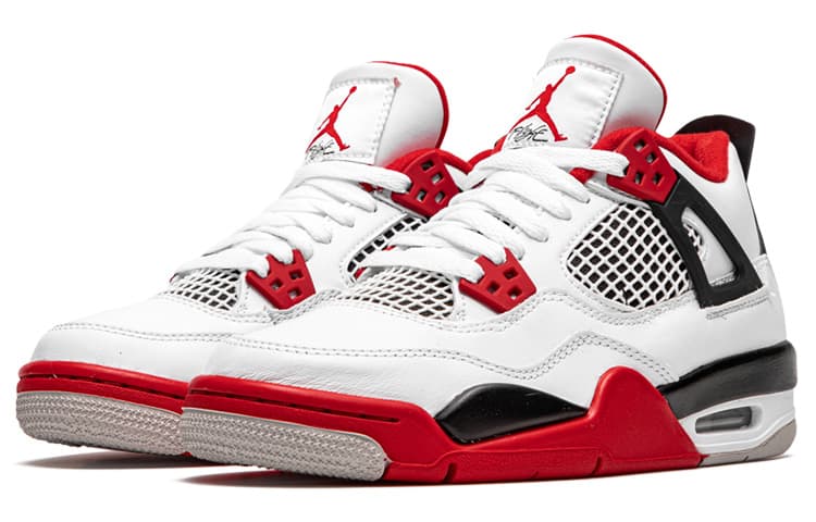 Кроссовки для баскетбола Jordan Air Jordan 4 "Fire Red" GS - изображение 5