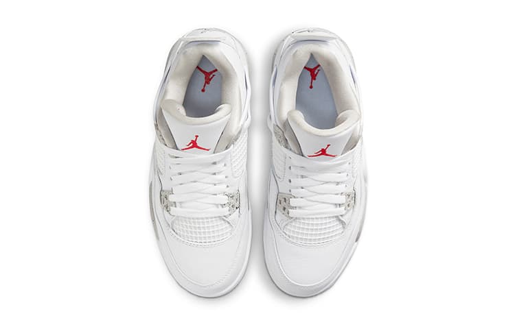 Кроссовки для баскетбола Jordan Air Jordan 4 Retro "Tech White" GS - изображение 8