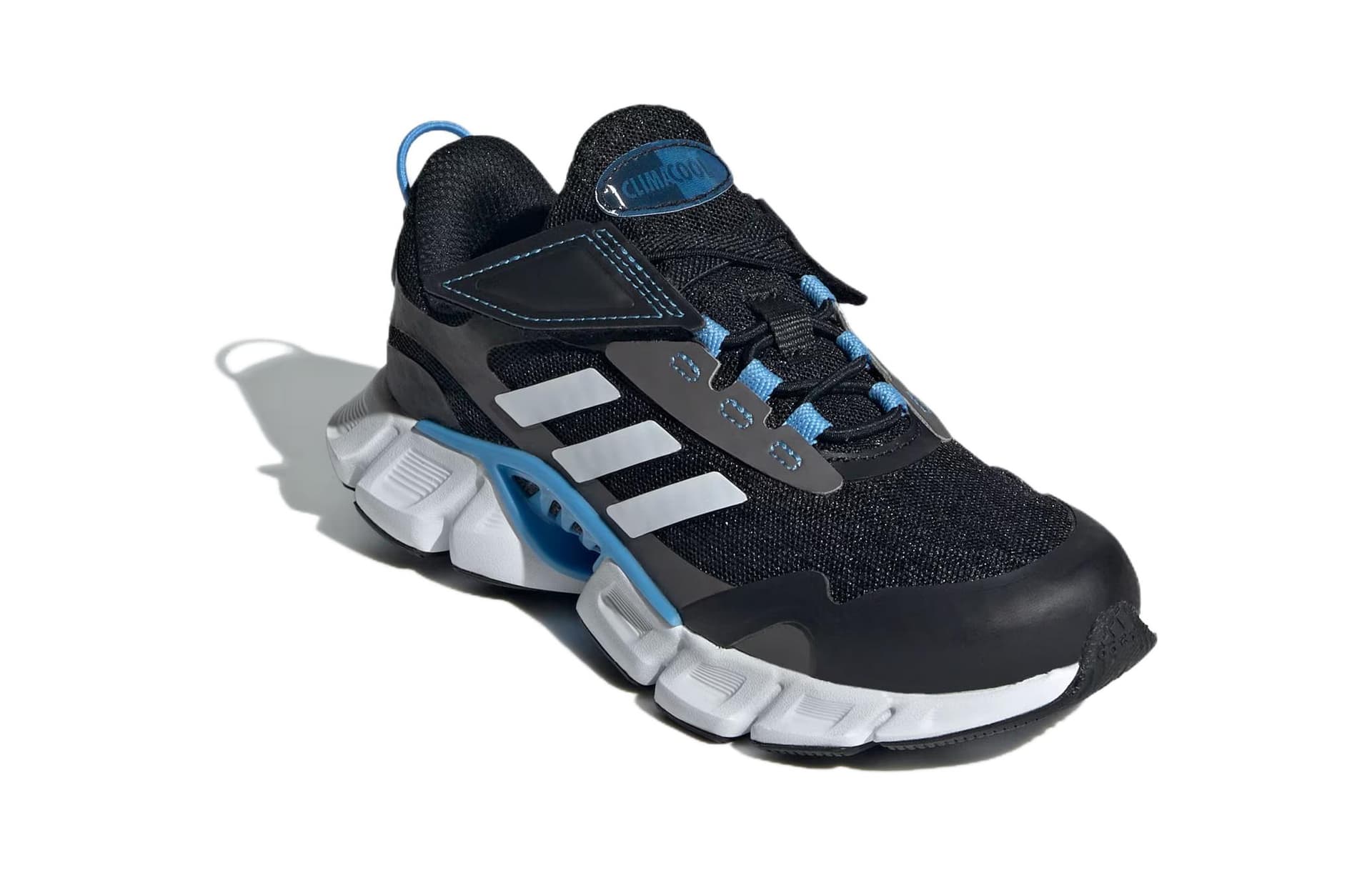 Кроссовки Adidas Climacool Удобные устойчивые к истиранию дышащие низкие детские повседневные кроссовки Черный Белый Синий - изображение 3