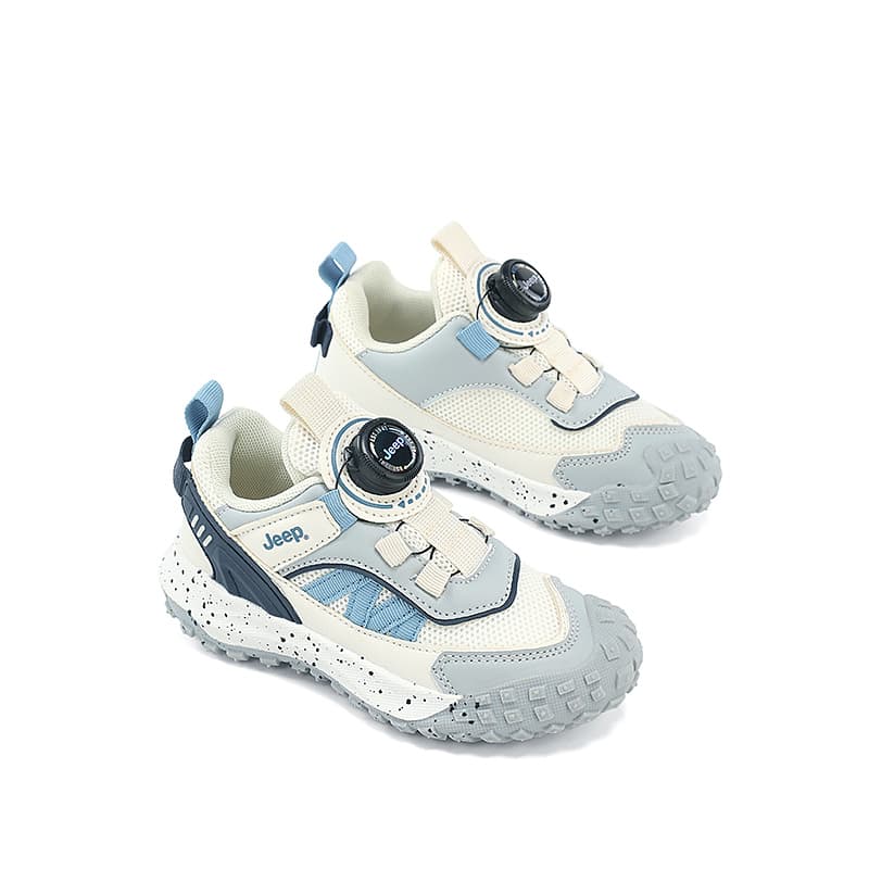 Кроссовки JEEP Детская повседневная обувь Low Top Серый Синий Kids - изображение 7