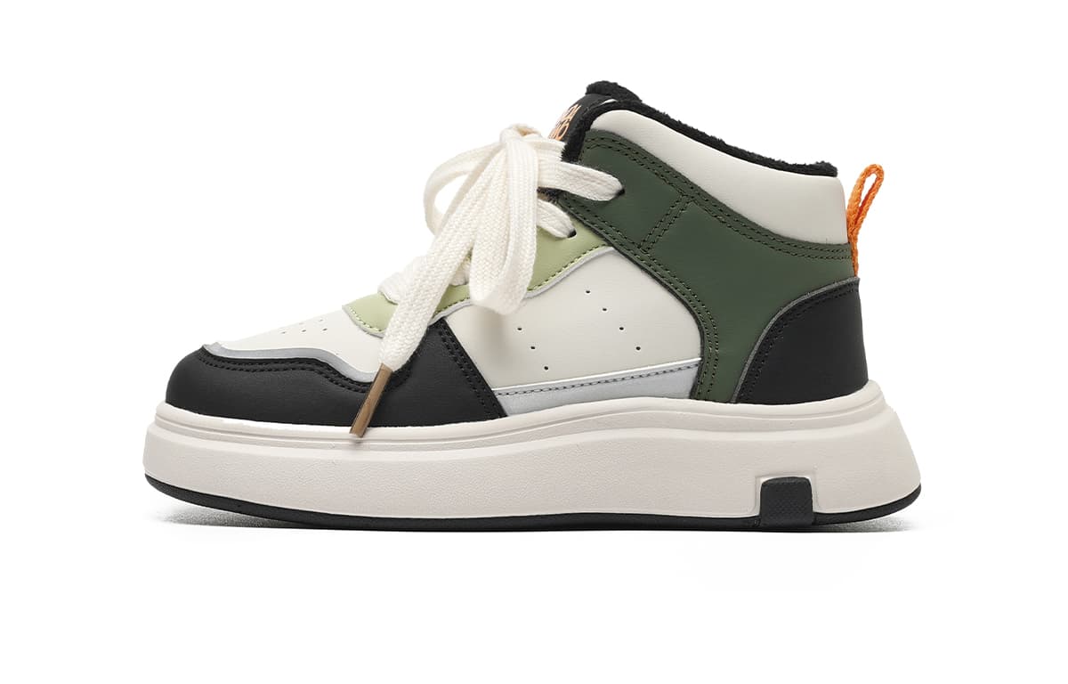 Кроссовки HLA Синтетическая кожа Fashion Versatile С флисовой подкладкой Платформа Спортивный Обувь High Топ Скейтборд Обувь - изображение 1