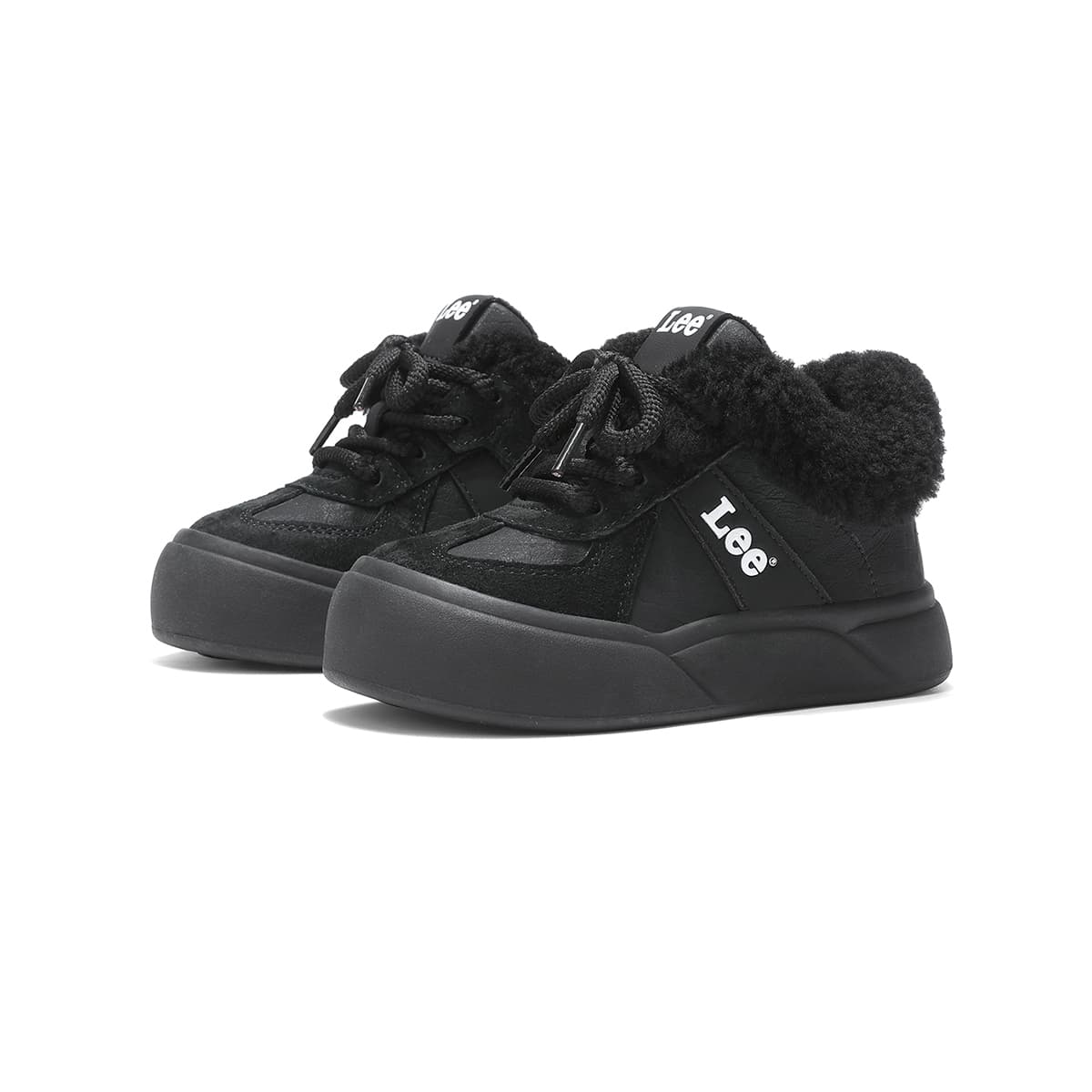 Кроссовки LEE KIDS С флисовой подкладкой Удобная подкладка на молнии Лаконичный стиль Кампус Студенческий - изображение 3