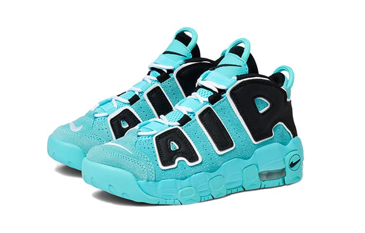 Кроссовки для баскетбола Nike Air More Uptempo Light Aqua - изображение 5