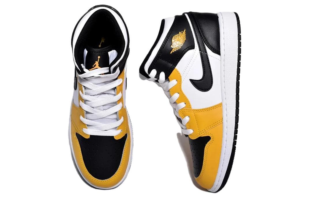Ретро баскетбольные кроссовки Jordan Air Jordan 1 Mid GS - изображение 4