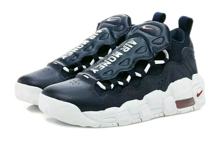 Кроссовки для баскетбола Nike Air More Money Obsidian GS - изображение 3