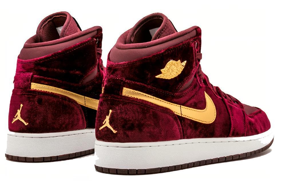 Кроссовки для баскетбола Jordan Air Jordan 1 Ret Hi PREM HC GG VELVET GS - изображение 5