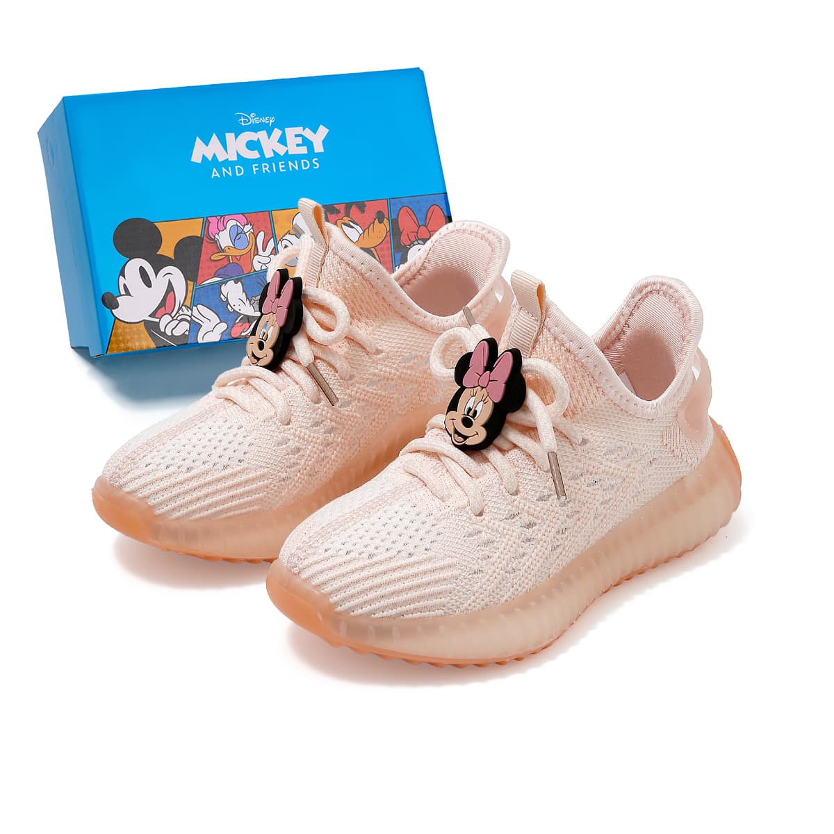 Кроссовки Disney Mickey SERIES Ткань Антискользящий Анти-удар Амортизация Износостойкий Лоу-топы Kids Lifestyle Shoes Детский - изображение 2