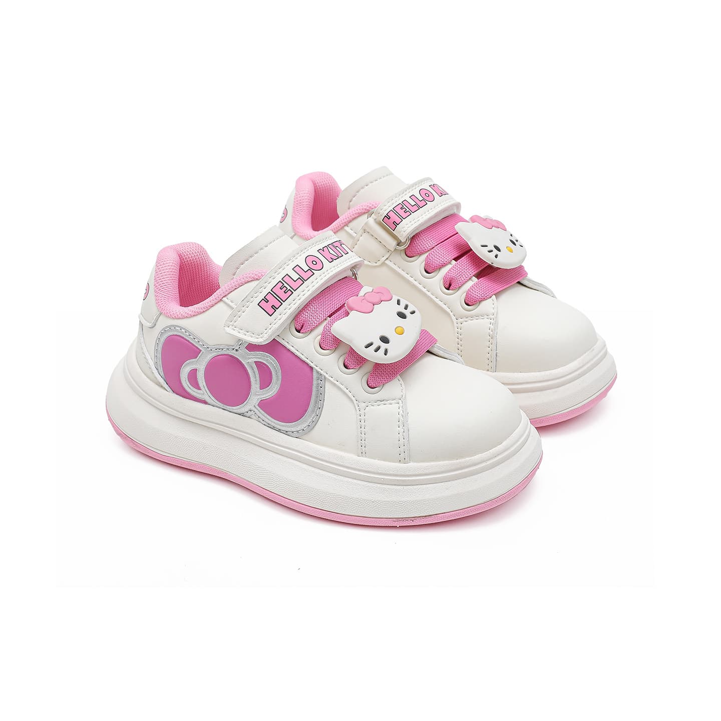 Кроссовки Hello Kitty X Sanrio Синтетическая кожа Противоскользящая Амортизация Устойчивость к истиранию - изображение 3