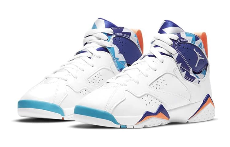Кроссовки для баскетбола Jordan Air Jordan 7 Chlorine Blue GS - изображение 3