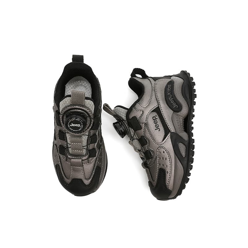 Кроссовки Jeep Running Collection Амортизация Устойчивость к износу Низкие Беговые кроссовки Металлический Детский - изображение 5
