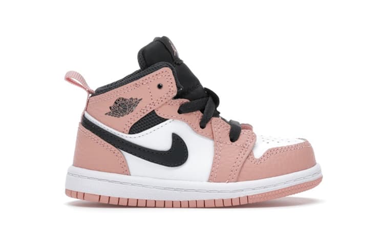 Кроссовки TD Air Jordan 1 Mid Pink Quartz - изображение 2