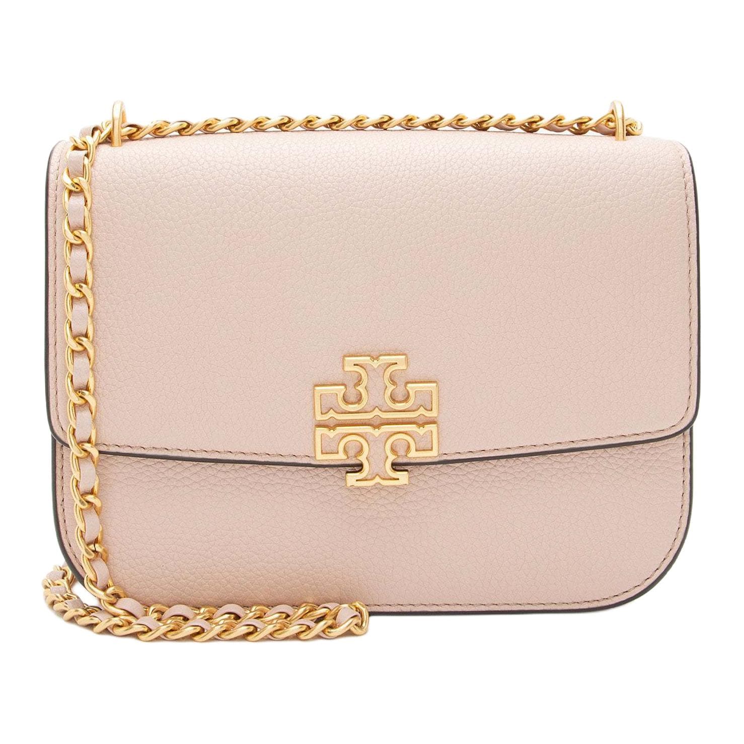 Сумка через плечо Tory Burch Britten Телячья кожа Сумки кросс-боди Женские Телесно-розовый - изображение 1