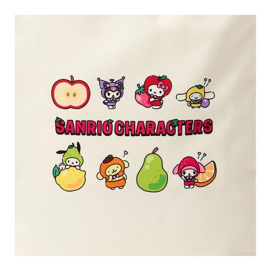Мини-сумка Sanrio Хлопковая смесь Полиэстер Волокно Плечевая сумка Женская Белая и Розовая - изображение 5