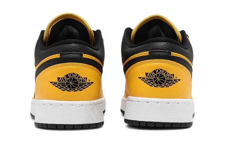Кроссовки для баскетбола Jordan Air Jordan 1 Low "University Gold Black" GS - изображение 6
