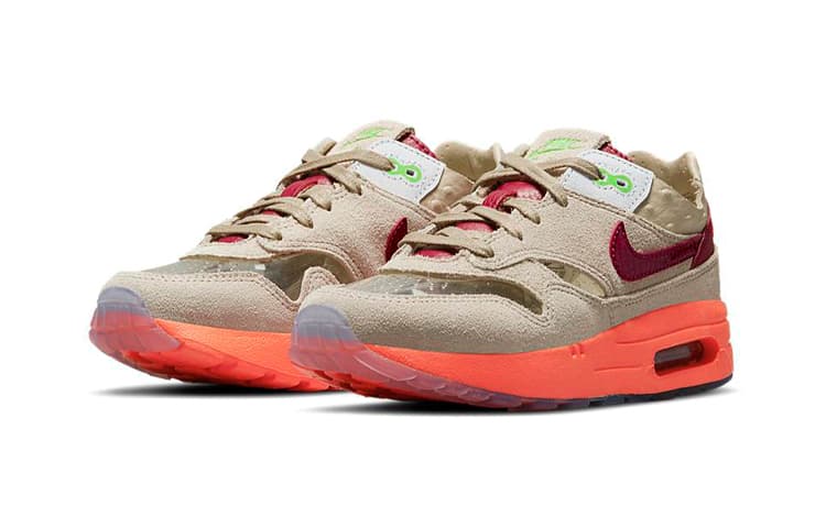 Кроссовки CLOT x Nike Air Max 1 "Kiss of Death" 2021 - изображение 5