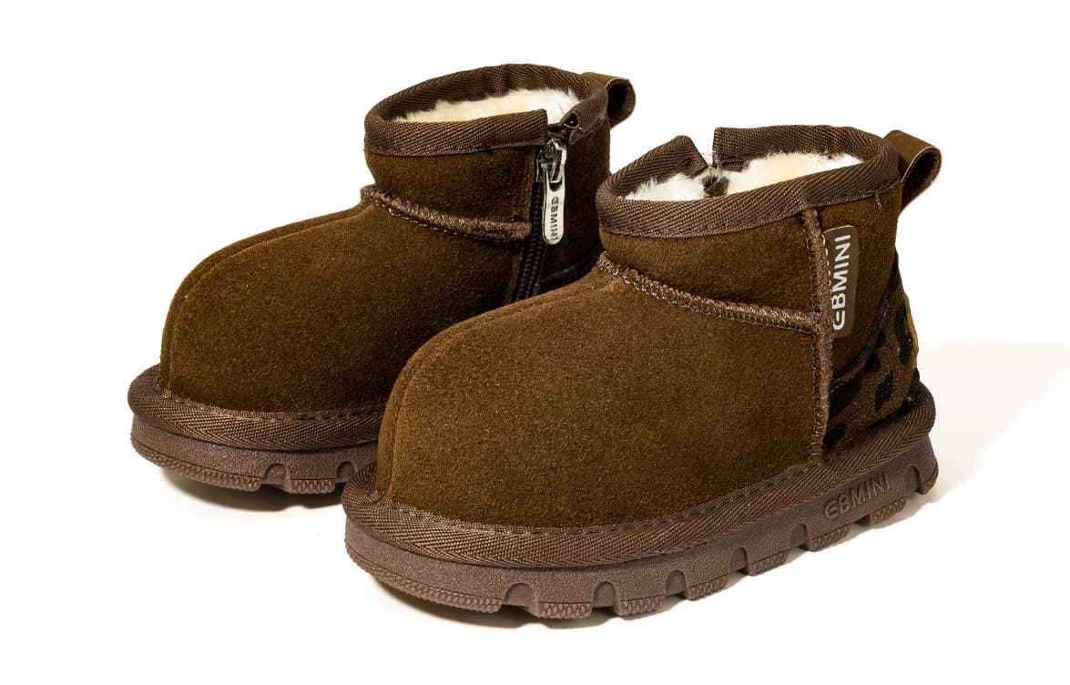 EBMINI 2025 Winter Boys' Удобная детская обувь Cute Минималистский стиль Girls' Casual Флисовая подкладка Уличная обувь - изображение 3