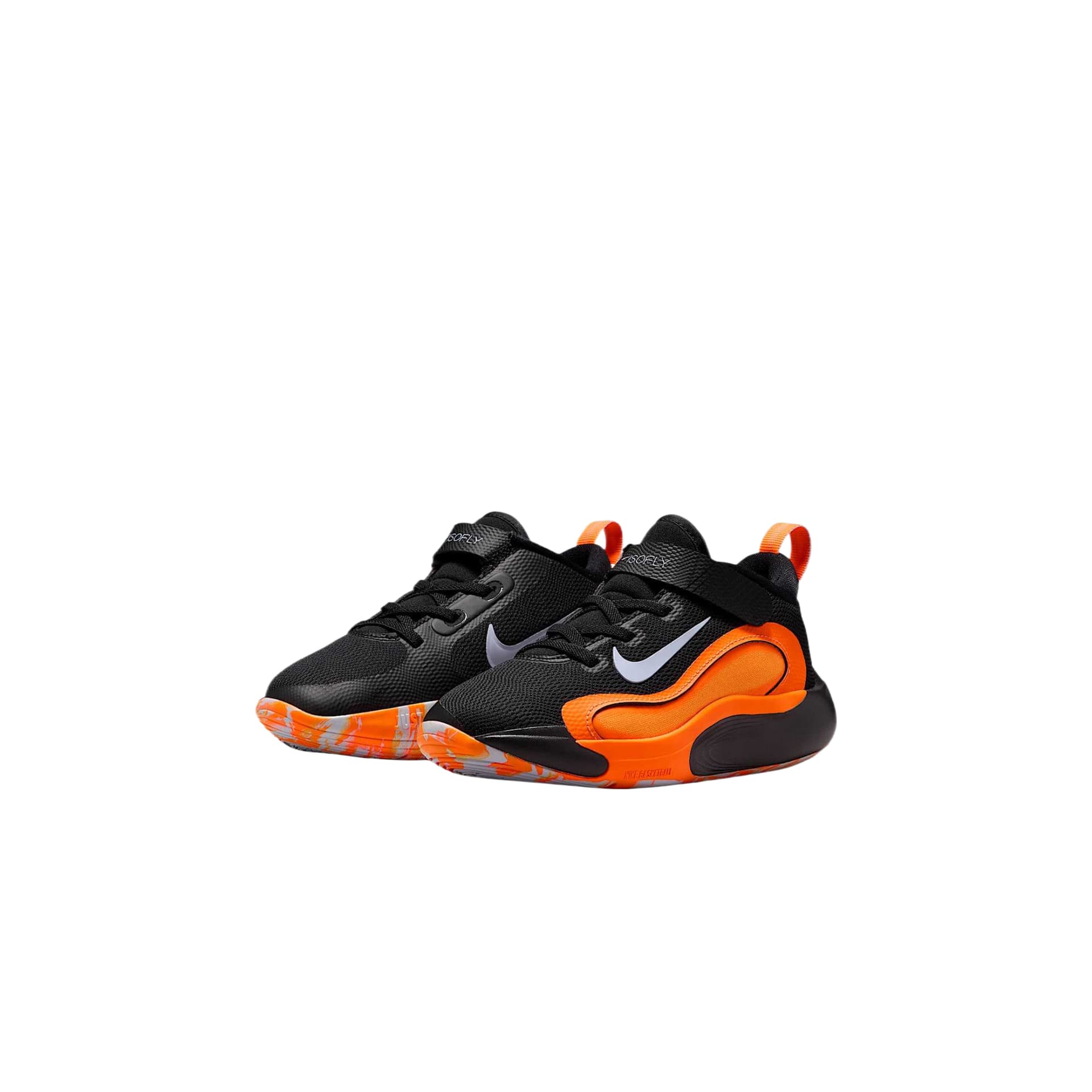 Кроссовки для баскетбола Nike ISOFLY Детские баскетбольные кроссовки Черный Голландский оранжевый Яркий оранжевый Призрачный Детский - изображение 3