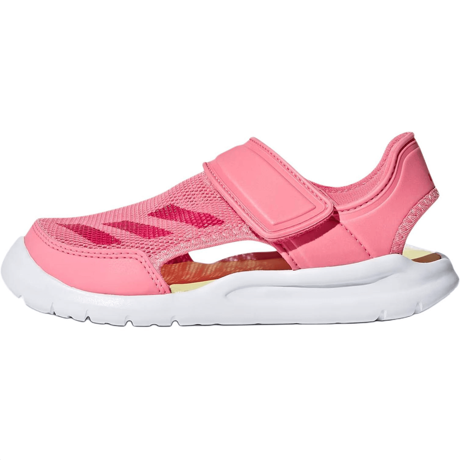 Сандалии Adidas Fortaswim Синтетическая кожа Низкие сандалии для детей Розовые для детей в возрасте 3-7 лет - изображение 1