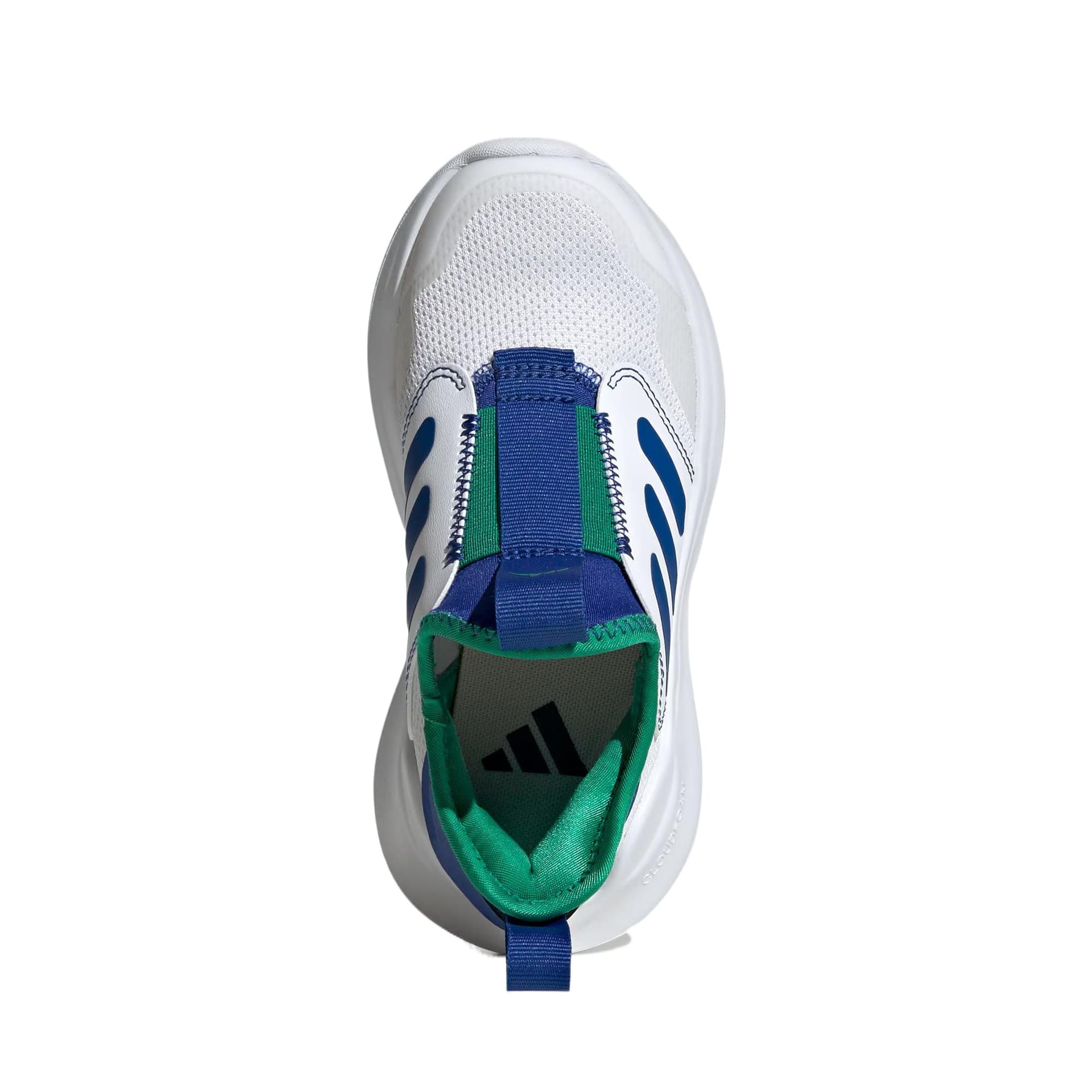Кроссовки Adidas Tensaur Kids Lifestyle Shoes Королевский синий Газонный зеленый Белый Детский - изображение 6