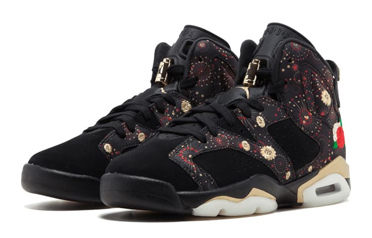 Кроссовки для баскетбола Jordan Air Jordan 6 Retro Chinese New Year GS 2018 - изображение 6