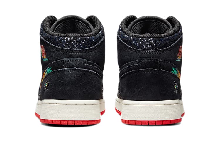 Кроссовки для баскетбола Jordan Air Jordan 1 Mid SE "Siempre Familia" GS - изображение 6