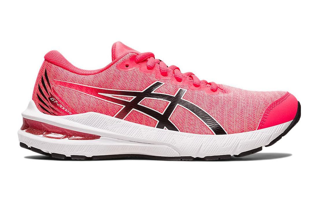 Кроссовки Asics GT 2000 11 Устойчивый к истиранию Отскок Дышащий Поддержка Низкий Верх Детская Беговая Обувь Розовая Унисекс - изображение 2
