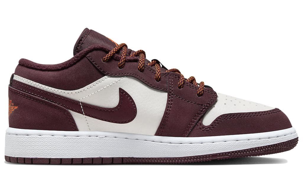 Кроссовки для баскетбола Jordan Low "Night Maroon" GS - изображение 2