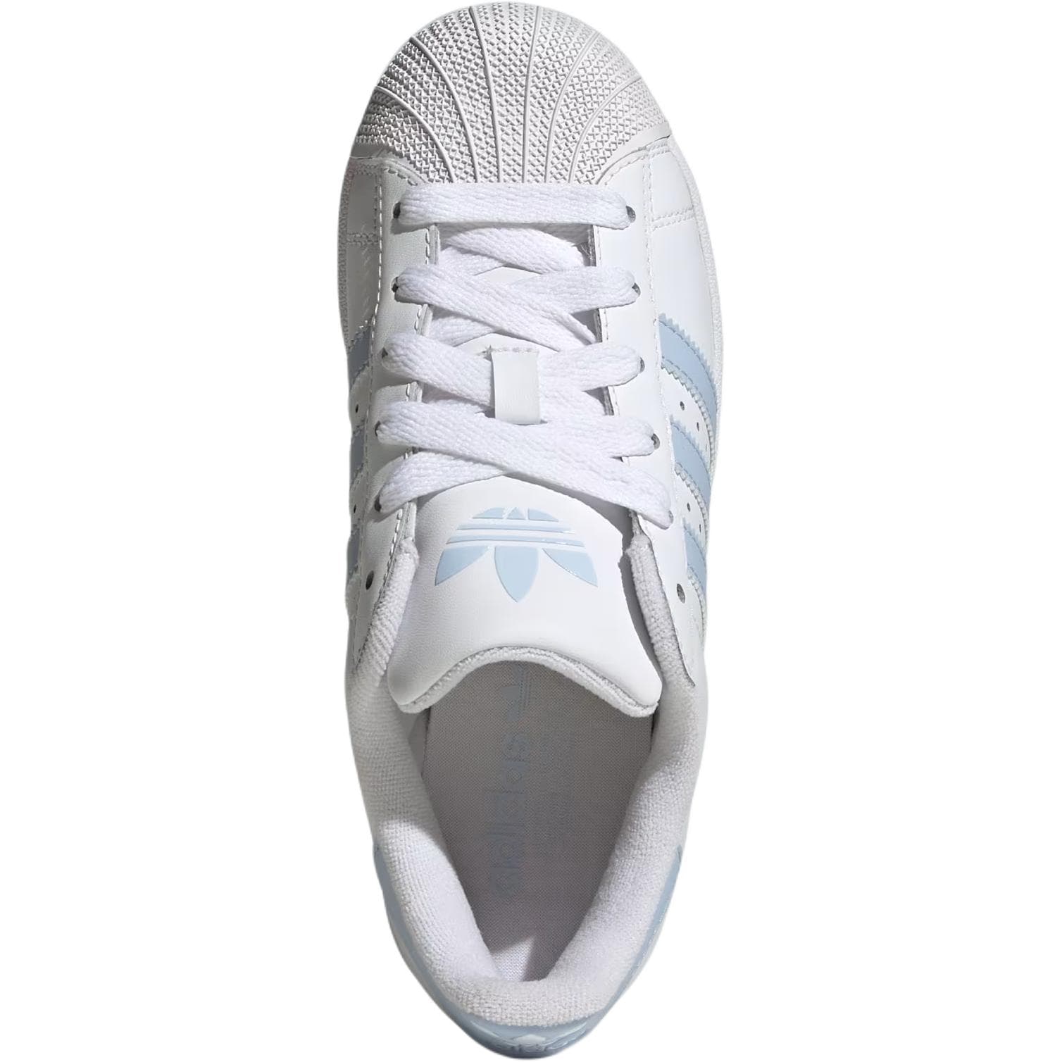 Кроссовки Adidas Originals Superstar 2 Кожа Низкий Верх Детская Обувь для Скейтбординга Белая - изображение 3