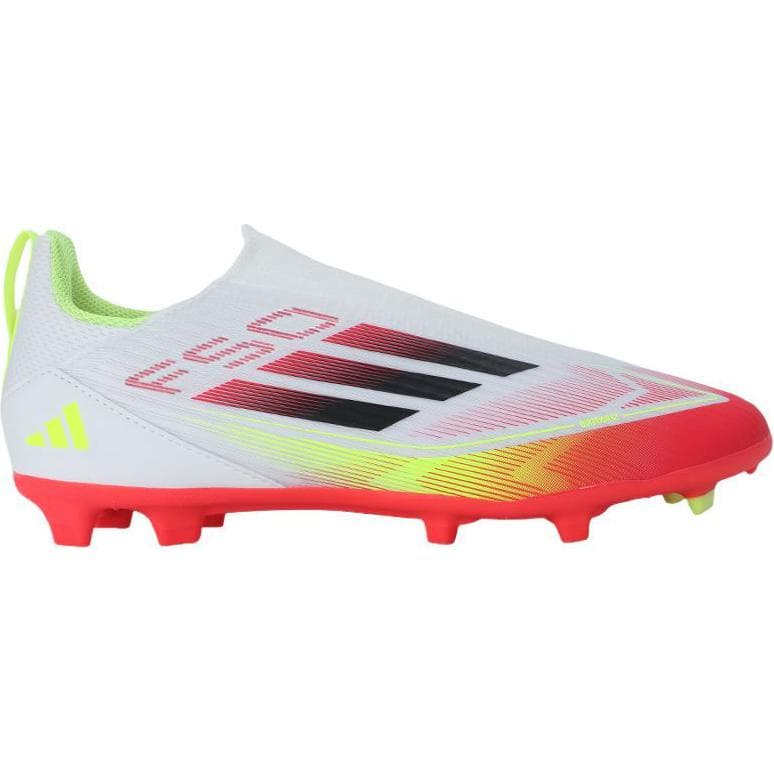 Бутсы Adidas F50 League Low Детские футбольные бутсы белые и красные для детей - изображение 2