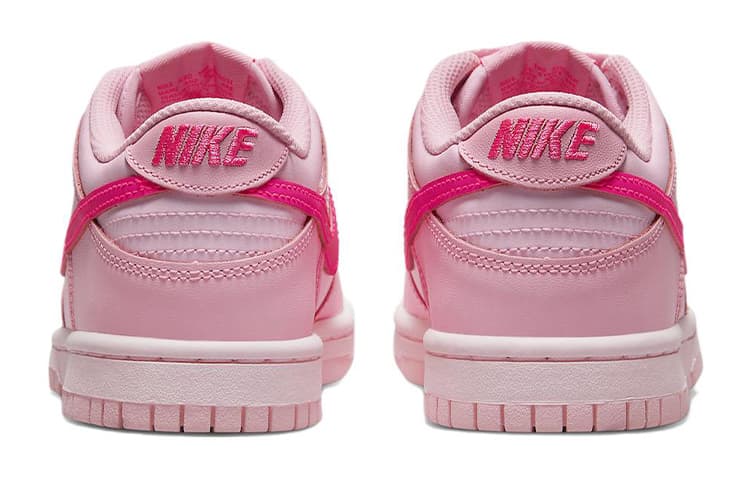 Кроссовки Nike Dunk Low Triple Pink GS - изображение 12
