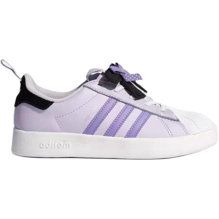 Кроссовки Adidas Originals SUPERSTAR 360 Low Топ Детские Скейтбординги Фиолетовый Детский - изображение 2