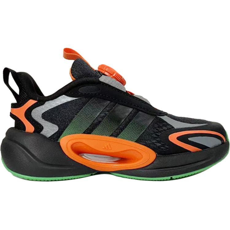 Кроссовки Adidas Galaxy противоскользящие и дышащие низкие детские беговые кроссовки черного цвета для малышей - изображение 2