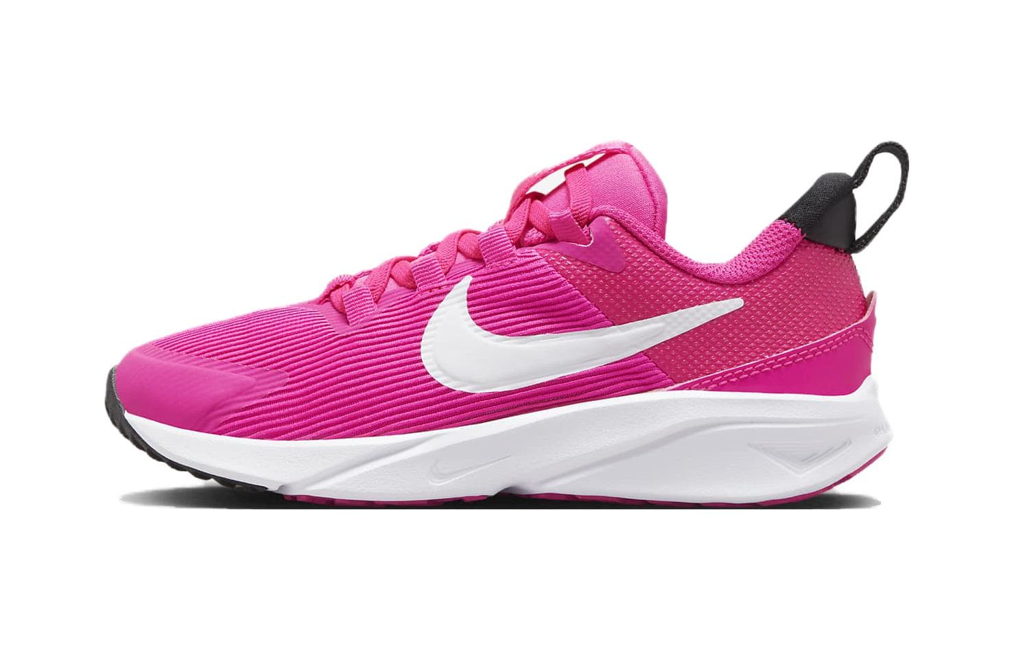 Кроссовки Nike Star Runner 4 противоскользящие низкие детские беговые кроссовки розовые и белые для детей 3-7 лет - изображение 1